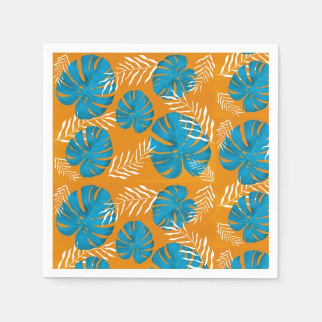 Serviette En Papier Serviettes tropicales (Devant)