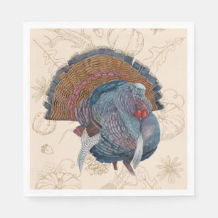 Serviette En Papier Serviettes Turquie Thanksgiving