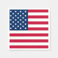 serviettes USA - Patriotique