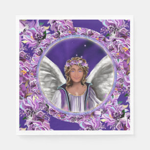 Serviette En Papier Serviettes violettes