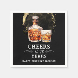 Serviette En Papier Serviettes Whiskey 70 ans