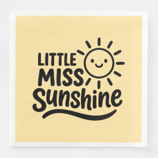 Serviette En Papier Servilleta de papel – Little Miss Sunshine