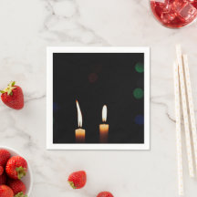 Servilleta personalizada con fotografía bokeh