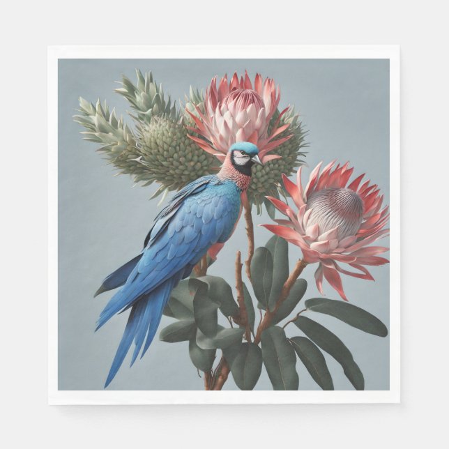 Serviette En Papier Servilleta Protea (Devant)