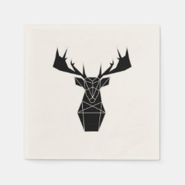 Serviette En Papier Servilletas ciervo negro