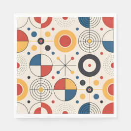 Serviette En Papier Servilletas diseño geométrico