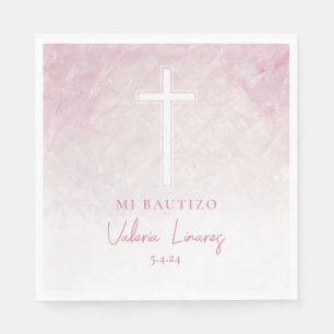 Serviette En Papier Servilletas Mi Bautizo Rosita
