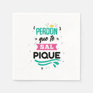 Serviette En Papier Servilletas papel Shakira - Perdón que te salpique