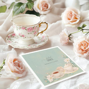 Serviette En Papier Shabby chic Tea Party Fête des mariées