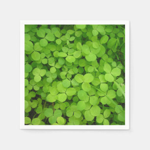 Serviette En Papier Shamrocks chanceux !