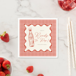 Serviette En Papier She’s ready to pop baby shower