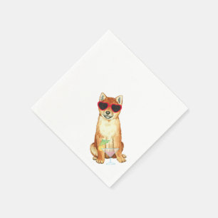 Serviette En Papier Shiba Inu