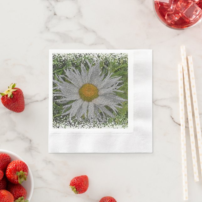 Serviette En Papier Show Me A Daisy #1 (En situation)