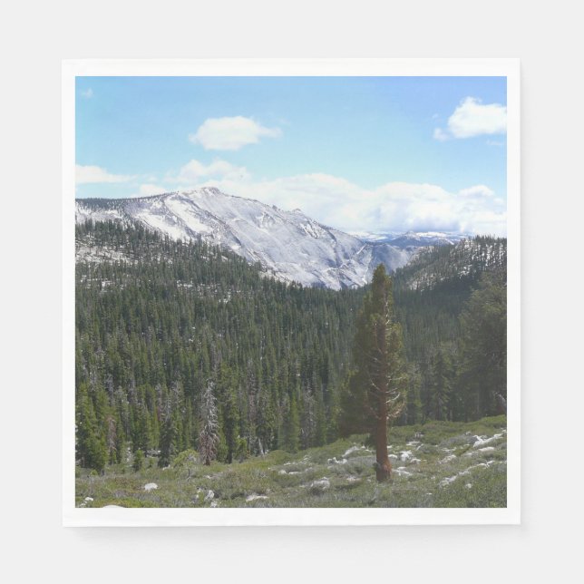 Serviette En Papier Sierra Nevada Mountains II de Yosemite (Devant)