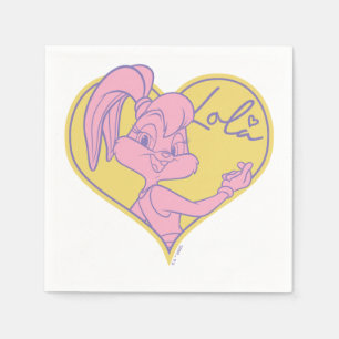 Serviette En Papier Signature Lola Heart