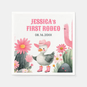 Serviette En Papier Silly Goose Premier Rodéo Western Kids Anniversair