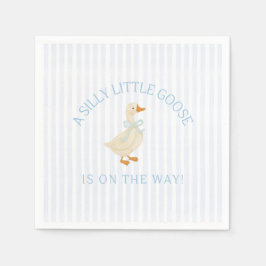 Serviette En Papier Silly Little Goose Baby Shower 