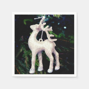 Serviette En Papier Silver Deer