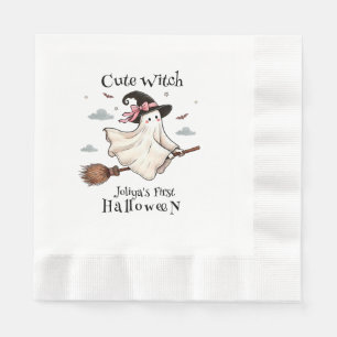 Serviette En Papier Simple et élégante Mignonne sorcière première Hall
