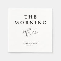 Simple Minimal Le Matin Après Brunch Mariage