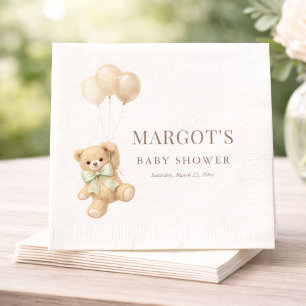 Serviette En Papier Simple Moderne Nous Pouvons à peine Attendre Fête