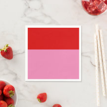 Simple Plain Red and Pink Party Celebration