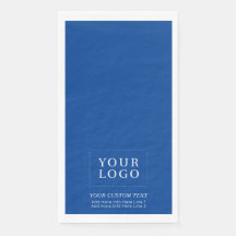 Simple Royal Blue Custom Business Logo promotionne