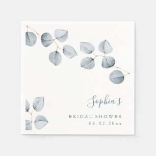 Serviette En Papier Simplicité de l'eucalyptus   Mariage ou Fête des m