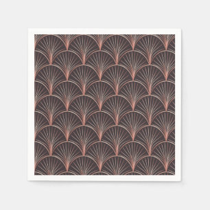 Serviette En Papier Sirène/conception géométrique