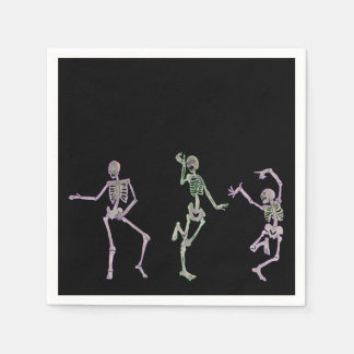 Serviette En Papier Skeleton Dance
