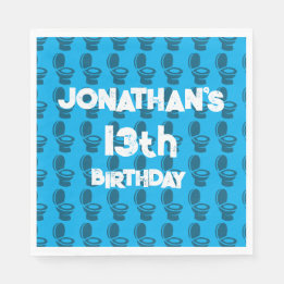 Serviette En Papier Skibidi Toilet Anniversaire Fête Invitation