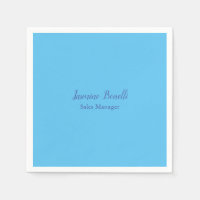 Sky Blue Professional Modern Minimaliste Ajouter u