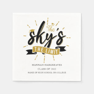 Serviette En Papier Sky's The Limit Class of 2022 Graduate Paper