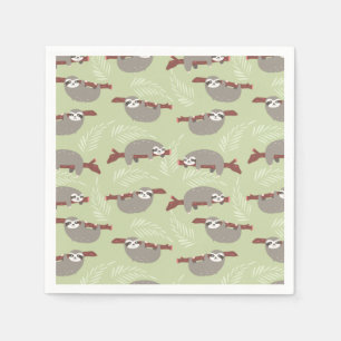 Serviette En Papier Sloth
