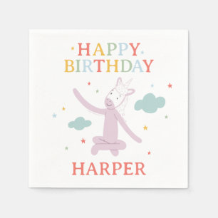 Serviette En Papier Slumberkins Licorne Anniversaire