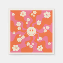Smile - rose, orange et crème