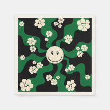 Smile - Vert, Crème et Noir
