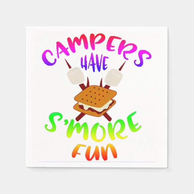 Serviette En Papier Smore fun (Devant)