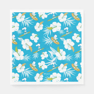 Serviette En Papier Snoopy Brooklyn Beach Motif