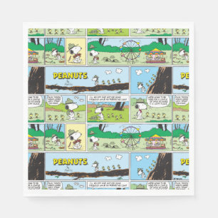 Serviette En Papier Snoopy & Friends Go Camping