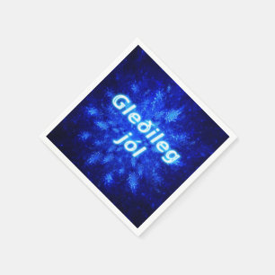 Serviette En Papier Snowburst - Gleðileg Jól