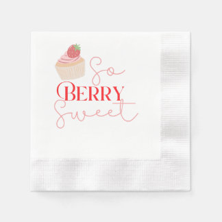 Serviette En Papier So Berry Sweet dessert napkin