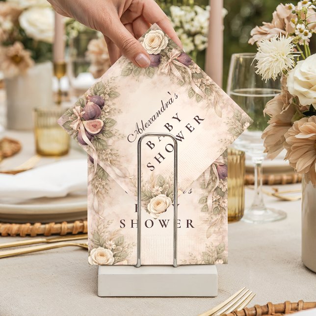 Serviette En Papier Soft Fig GardenBaby Shower (Créateur téléchargé)