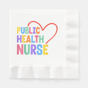 Serviette En Papier Soins infirmiers en santé publique Coeur