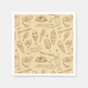 Serviette En Papier Soins sucrés