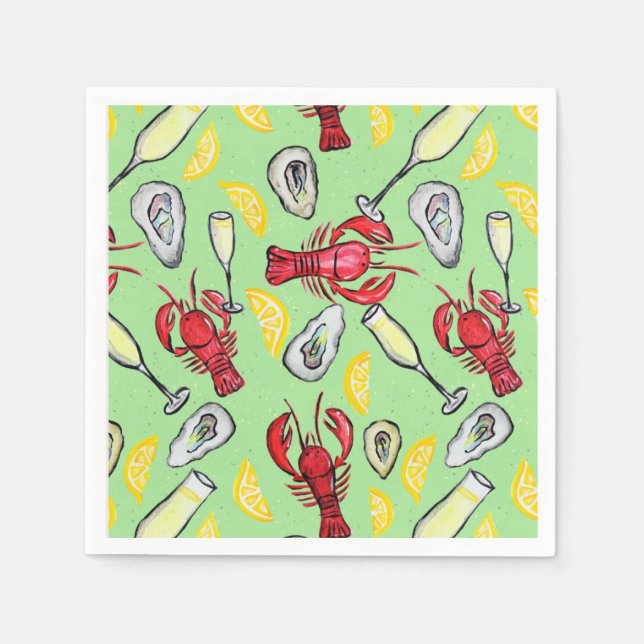 Serviette En Papier Soirée (Devant)