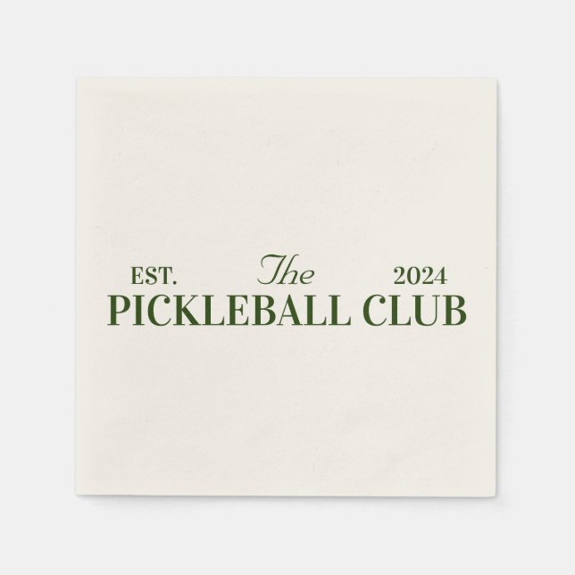 Serviette En Papier soirée à thème club de basket-ball (Devant)