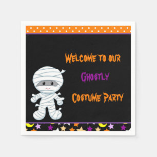 Serviette En Papier Soirée costumée d'Halloween