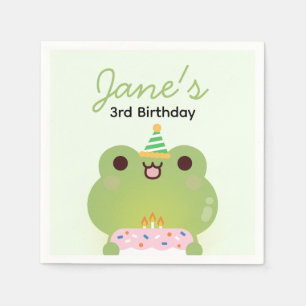 Serviette En Papier Soirée d'anniversaire très simple