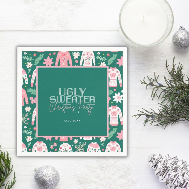 Serviette En Papier Soirée de Noël mignonne et douce (Créateur téléchargé)